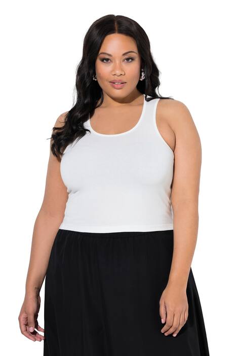 Top, Slim, Cropped, kulatý výstřih, ramínka