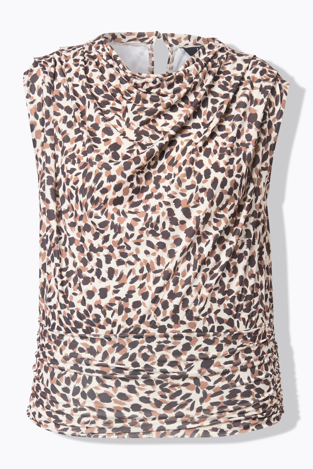 Stora storlekar Topp, Dam, beige, storlek: 46/48, Polyester, Ulla Popken