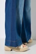Two-Tone Wide Leg Jeans