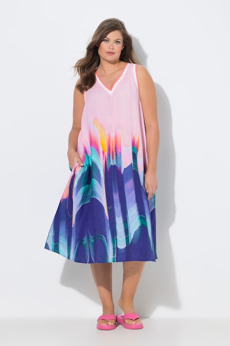Aurora Sleeveless Muslin Dress
