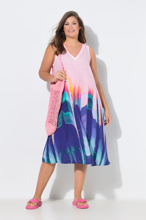 Aurora Sleeveless Muslin Dress