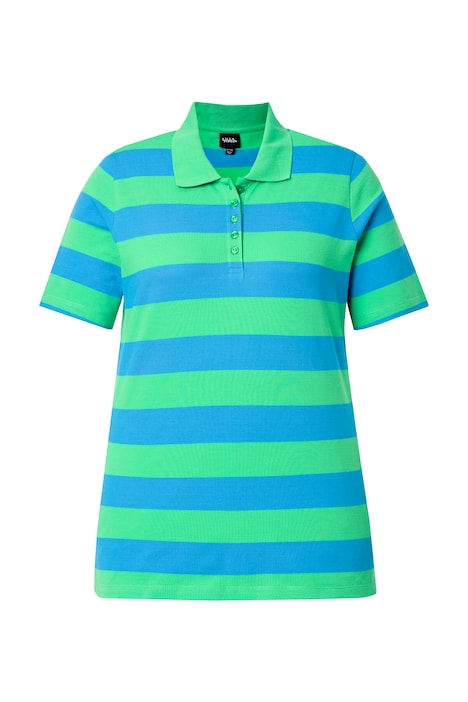 Polokošile, pruhy, polo límec, polodlouhý rukáv, bavlna Pima