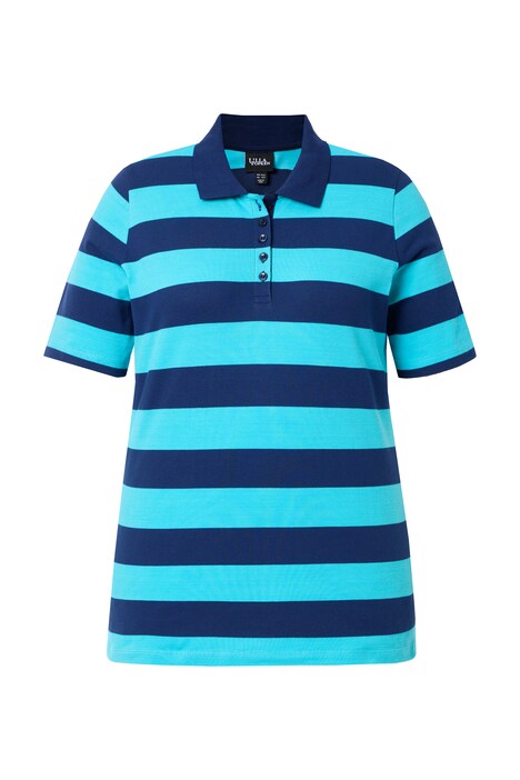 Polokošile, pruhy, polo límec, polodlouhý rukáv, bavlna Pima