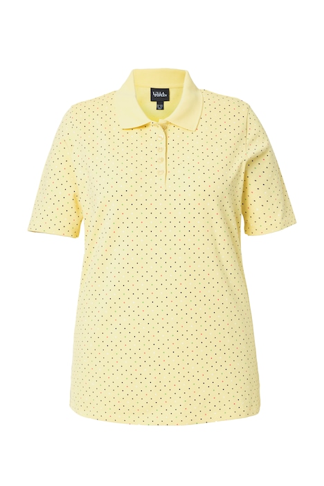 Polokošile, puntíky, polo límec, polodlouhý rukáv, bavlna Pima