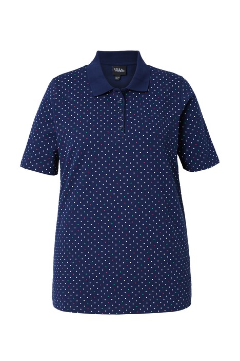 Polokošile, puntíky, polo límec, polodlouhý rukáv, bavlna Pima