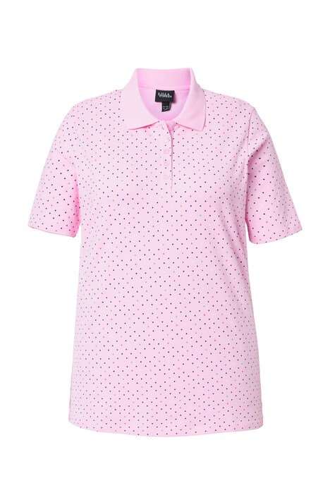 Polokošile, puntíky, polo límec, polodlouhý rukáv, bavlna Pima