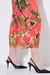 Pantacourt, palmiers, jambe large, ceinture élastique