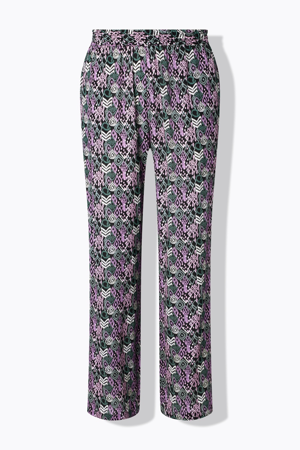 Stora storlekar Byxa Rose, Dam, svart, storlek: 50/52, Viskos, Ulla Popken