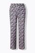 Hose Rose, gemustert, weites Bein, Elastikbund