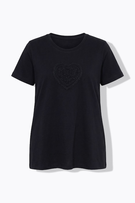 T-Shirt, Herz, Classic, Rundhals, Halbarm