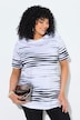 T-Shirt, Ziersteine, U-Boot-Ausschnitt, Halbarm, Pima Cotton