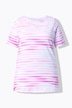 T-Shirt, Ziersteine, U-Boot-Ausschnitt, Halbarm, Pima Cotton
