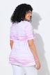 T-Shirt, Ziersteine, U-Boot-Ausschnitt, Halbarm, Pima Cotton