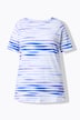 T-Shirt, Ziersteine, U-Boot-Ausschnitt, Halbarm, Pima Cotton