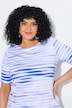 T-Shirt, Ziersteine, U-Boot-Ausschnitt, Halbarm, Pima Cotton