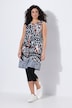 Sukienka z dżerseju, obszycie, okrągły dekolt, bez rękawów, kieszenie