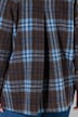 Jacke, Karo, Hemdkragen, A-Linie, 2-Wege-Zipper