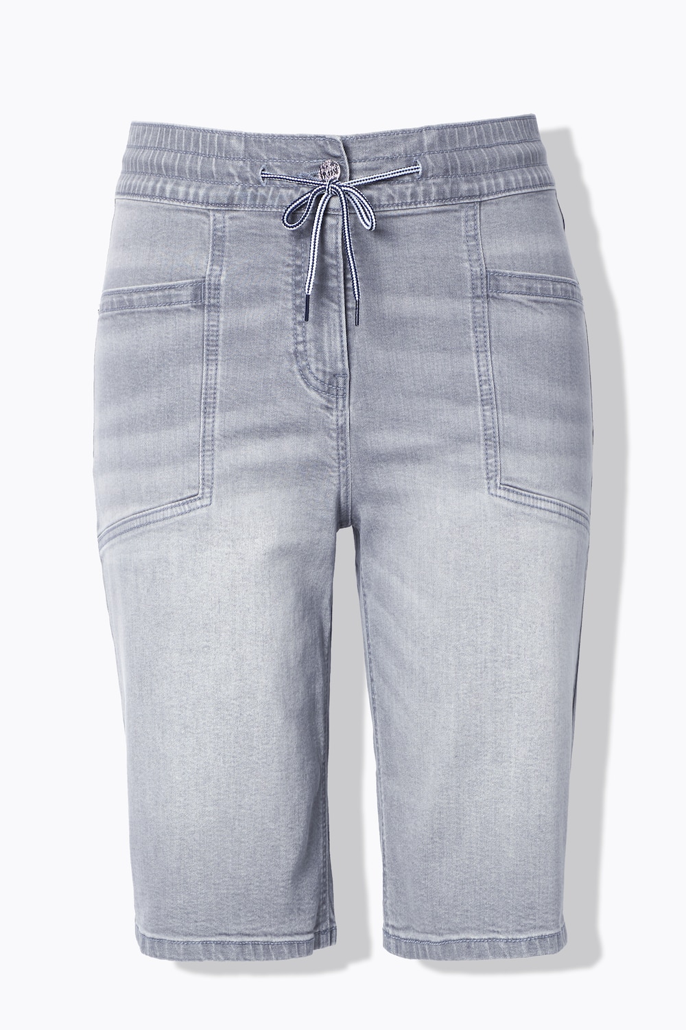 Stora storlekar Shorts Mary, Dam, beige, storlek: 52, Bomull, Ulla Popken