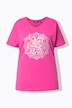 T-Shirt, Metallic-Tiermandala, V-Ausschnitt, Halbarm