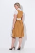 Dirndl van linnenmix, biezen, bloemen, carree hals