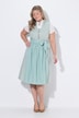 Dirndl, Stehkragen, V-Ausschnitt