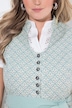 Dirndl, Stehkragen, V-Ausschnitt