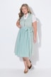 Dirndl, Stehkragen, V-Ausschnitt