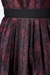 Dirndl, Jacquard, Carré-Ausschnitt, Puff-Halbarm