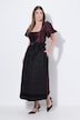 Dirndl, Jacquard, Carré-Ausschnitt, Puff-Halbarm