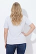 T-Shirt, Hirsch, Classic, V-Ausschnitt, Halbarm