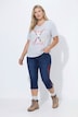 T-Shirt, Hirsch, Classic, V-Ausschnitt, Halbarm