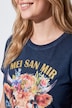 T-Shirt, Trachten-Print, Classic, Rundhals, Halbarm