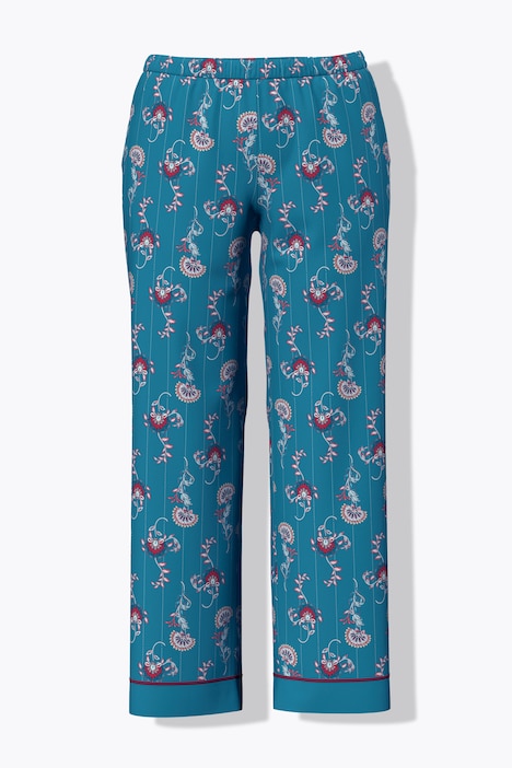 Pyjama, Paisley-Muster, V-Ausschnitt, Flügelärmel