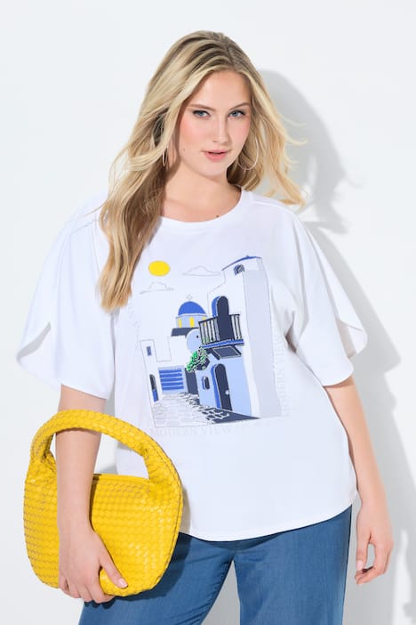 Short Sleeve Santorini Graphic Tee