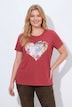 T-Shirt, Herz, Classic, Rundhals, Halbarm