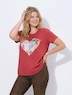 T-Shirt, Herz, Classic, Rundhals, Halbarm