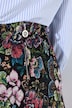 Jupe crayon, motif tapisserie, coupe Slim Fit et pendentif fantaisie