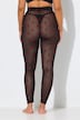 Mesh-leggingsit, samettisen pehmeä sydänkuvio