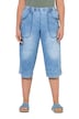 lehký široký denim 3/4 délky, pružný pas