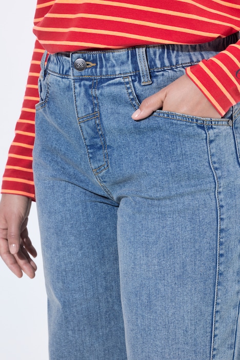 Barrel-Denim, vorverlegte Seitennaht
