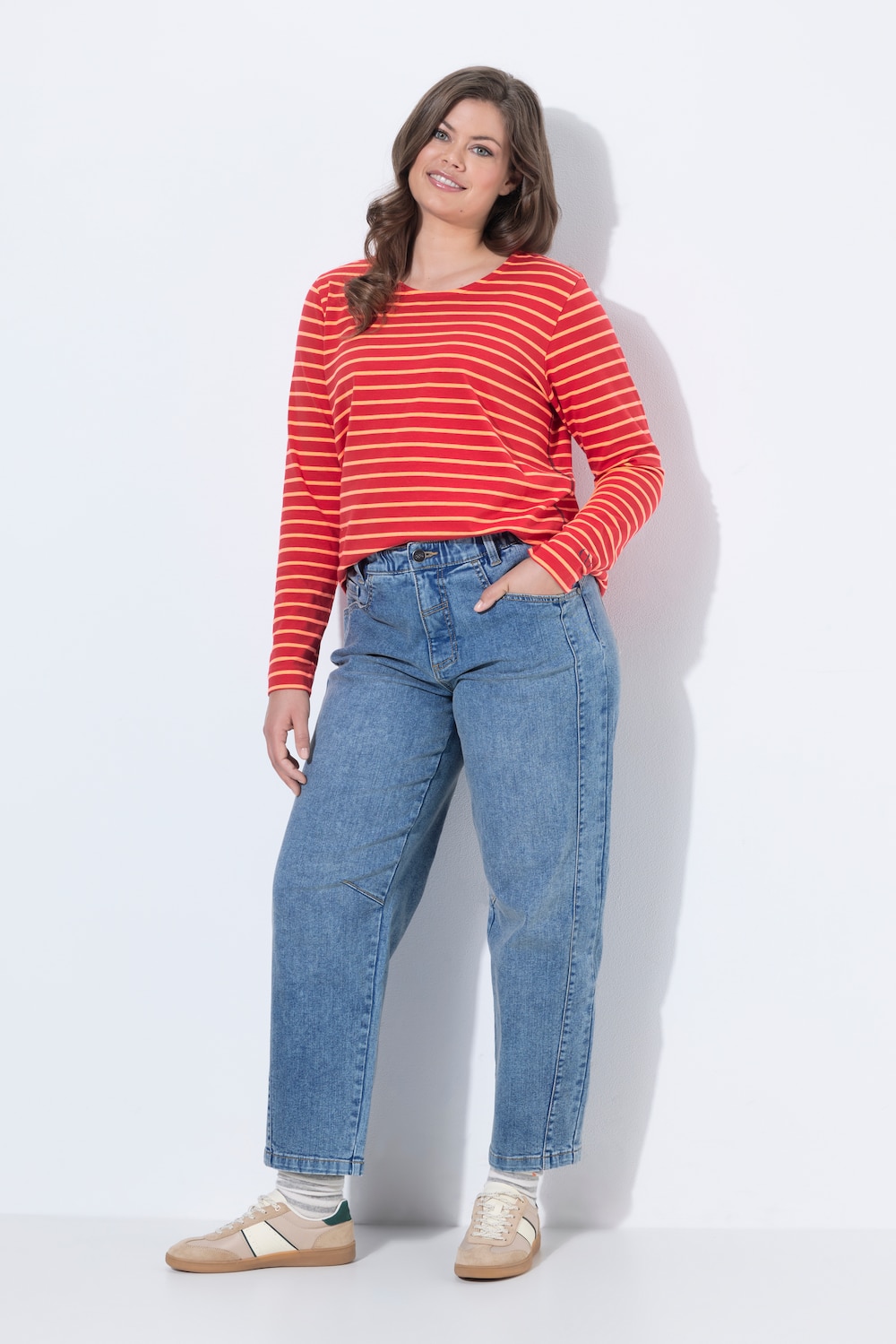 Barel-denim, forhåndssydd sidesøm