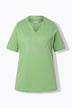T-Shirt, A-Linie, Stehkragen, Halbarm, Pima Cotton