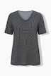 T-shirt, hertengewei, A-lijn, V-hals, korte mouw