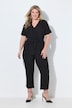Jumpsuit, Einteiler, Struktur-Qualität, elastische Taille