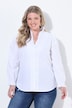 Bluse, Rüsche, Smok-Details, V-Ausschnitt, Langarm