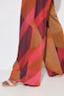 Slinky broek, strepen, wijde pijpen, elastische tailleband