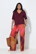 Slinky broek, strepen, wijde pijpen, elastische tailleband