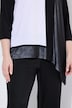 Slinky-Shirt, Zipfelsaum, A-Linie, V-Ausschnitt, 3/4-Arm