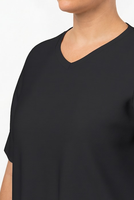 Funktions-Shirt, V-Ausschnitt, Halbarm, recycelt