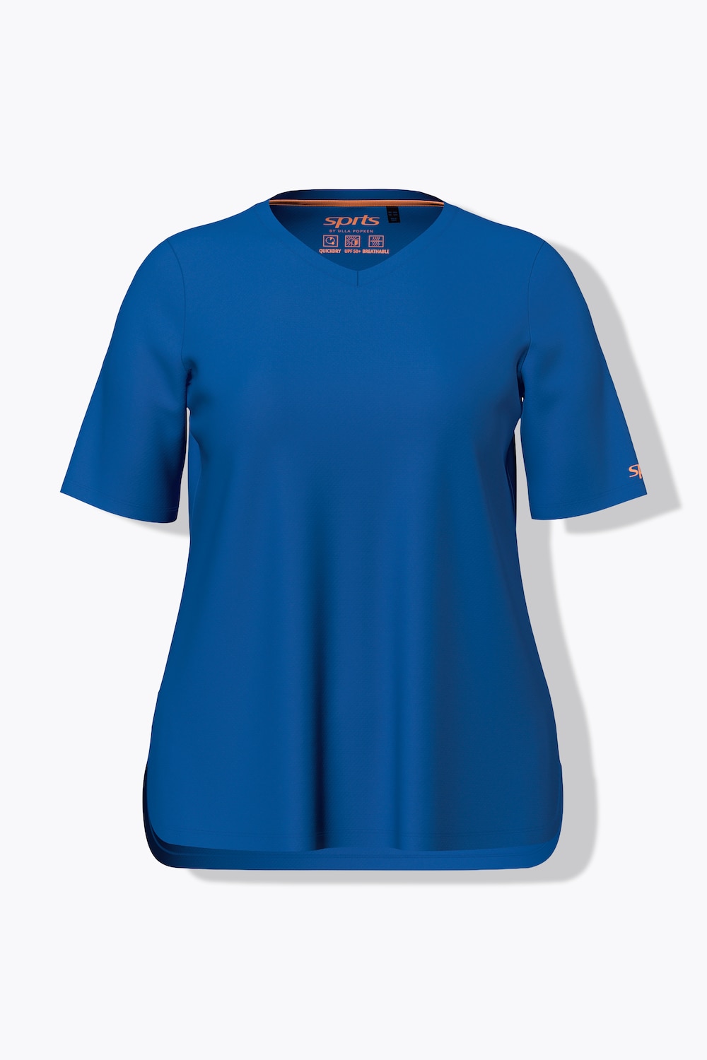 Functioneel shirt, V-hals, korte mouw, gerecycled